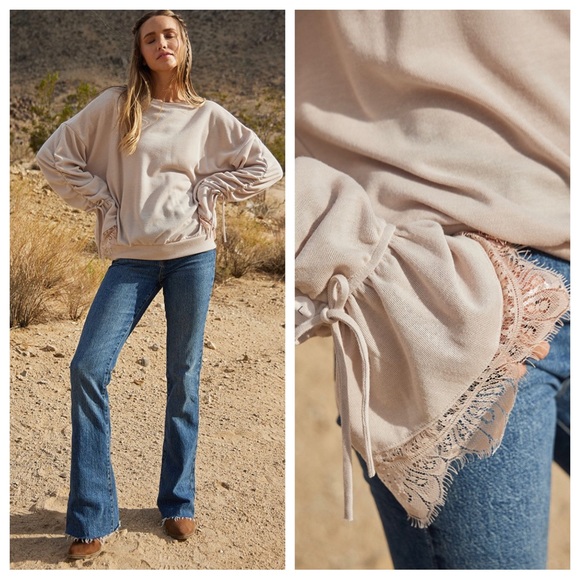 18 Boho Fabulous Lace Cuff Ruffled Long Sleeve - Picture 2 of 8